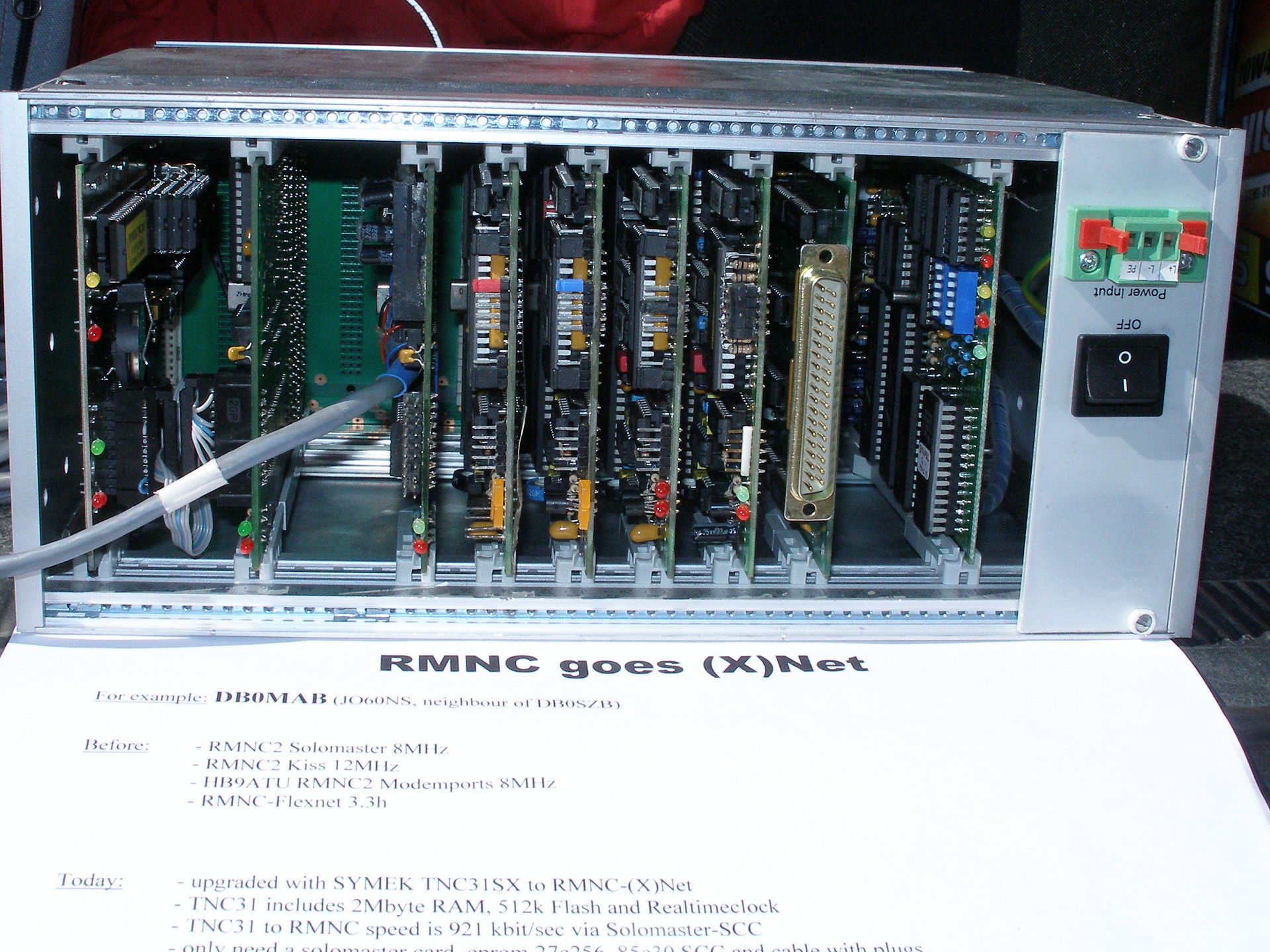 DB0MAB - RMNC Flexnet 3.3h / RMNC (X)Net